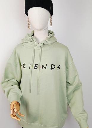 Брендовая худи на флисе от primark friends
