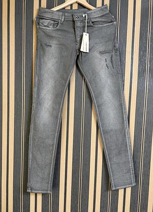 Diesel 29 skinny новые серые узкие джинсы