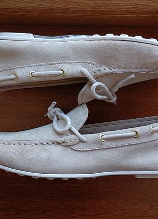 Мокасины gant seabaya 1a 32 573 256 оригинал новые р.37 бежевые натуральная замша