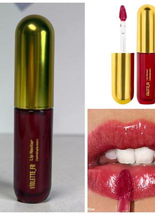 Блиск для губ violette fr lip nectar hydrating lip stain відтінок betise, 3,5 мл