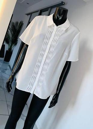 Белая блузка bm collection, размер 20 uk (52-54 ru/eu), новая с биркой