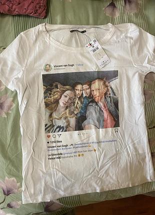 Нова футболка cropp з ван гогом