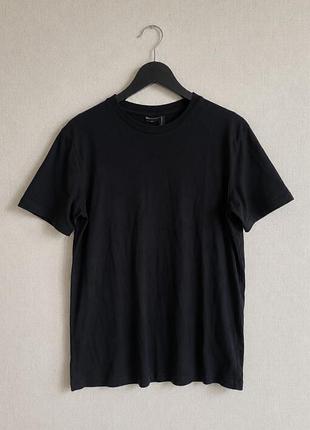 Жіноча чорна футболка оверсайз s-m asos