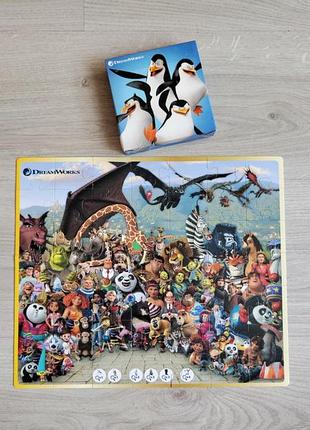 Детский пазл пазлы макдональдс хеппи мил mcdonald's happy meal dream works мадагаскар 2022