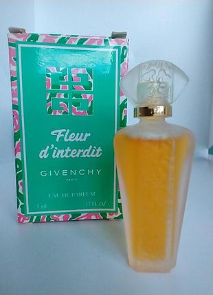 Givenchy fleur d`interdit оригінал вінтаж 5 мл
