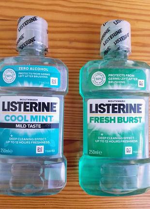 Ополіскувач для порожнини рота listerine fresh burst, cool mint