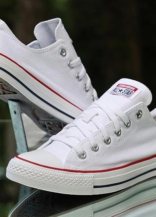 Новые белые кеды converse