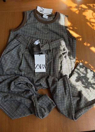 Костюм топ + брюки zara