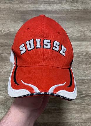 Оригінальна бейсболка швейцарія suisse iihf world championship 2009 — swiss cap хокейна кепка бейсболка збірної швейцарії вінтаж