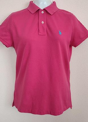 Женская коттоновая футболка polo ralph lauren