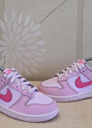 Детские кроссовки nike dunk low оригинал размер 33.5