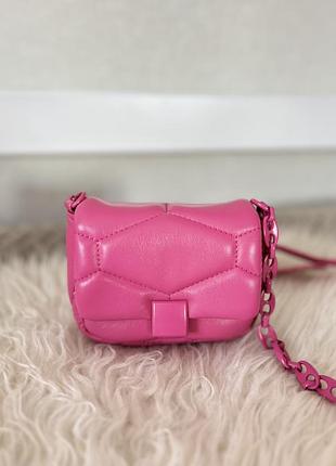 Рожева міні сумочка з плечовим ременем zara 🩷🩷