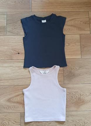 Топ н&м, футболка zara для дівчинки