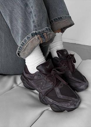 😍 жіночі кросівки new balance 9060 chocolate brown
