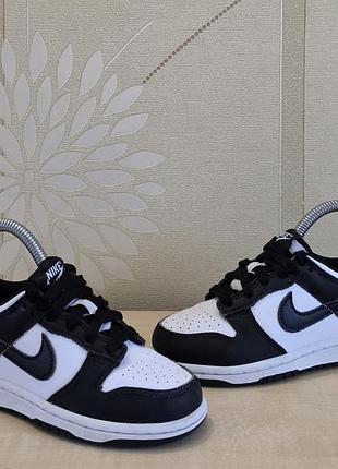 Детские кроссовки nike dunk low оригинал размер 27.5