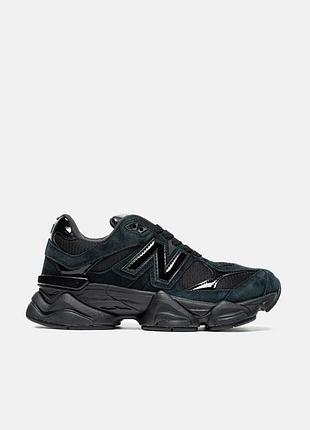 😍 жіночі кросівки new balance 9060 « glossy black”