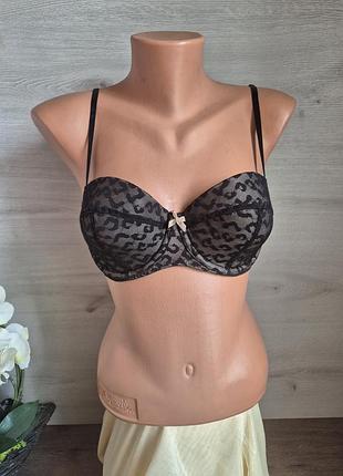 Очень классный бюст бюстгальтер балконе lepel тоненький паралон леопардовый принт сетка тонкие брители на лето секси эффектный удобный