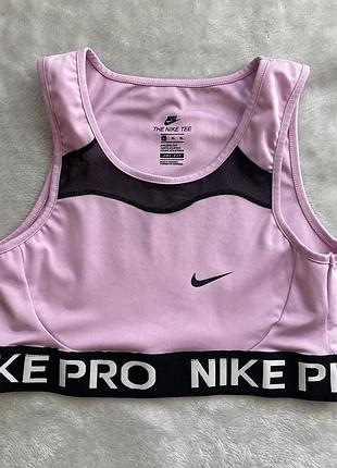 Бузковий спортивний топ nike