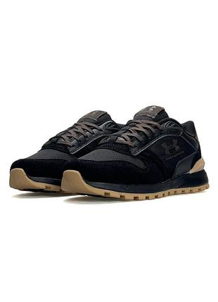 Чоловічі кросівки under armour essential runner black brown