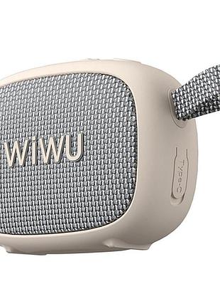 Bluetooth колонка wiwu h1 go fun white