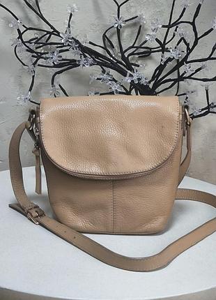 Маленькая сумка через плечо accessorize, из натуральной кожи