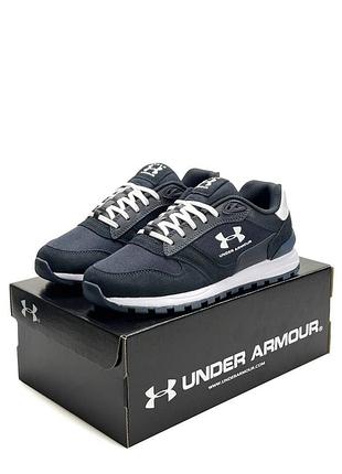 Чоловічі кросівки under armour essential runner navy white