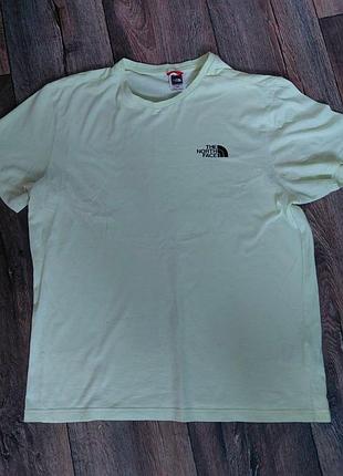 The north face футболка лаймова оригінал tnf