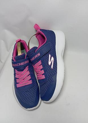 Кроссовки skechers dynamight lead çocuk lacivert spor ayakkabı (81303l-nvy) для девочки