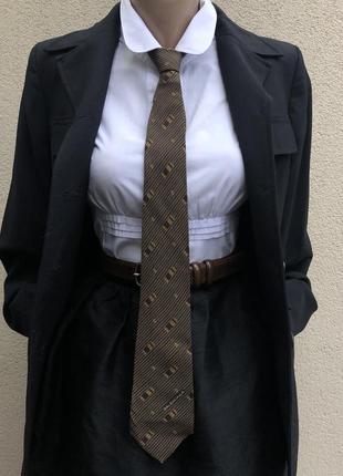 Вінтаж,шовкова краватка,краватка,люкс бренд,balenciaga,6 фото