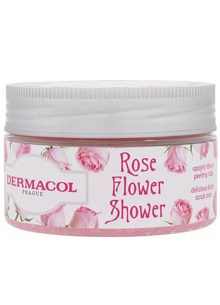 Скраб для тіла dermacol flower shower троянда