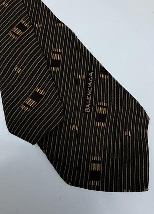 Вінтаж,шовкова краватка,краватка,люкс бренд,balenciaga,10 фото