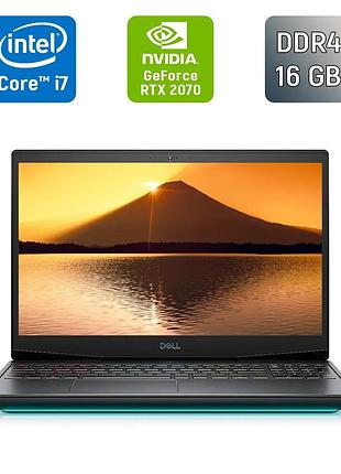 Ігровий ноутбук dell g5 5500 / 15.6" (1920x1080) ips / intel core i7-10750h (6 (12) ядер по 2.6 - 5.0 ghz) / 16 gb ddr4 / 1000 gb