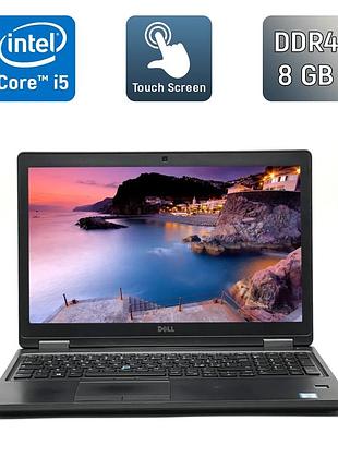 Ноутбук dell latitude 5580 / 15.6" (1920x1080) ips touch / intel core i5-6300u (2 (4) ядра по 2.4 - 3.0 ghz) / 8 gb ddr4 / 256 gb