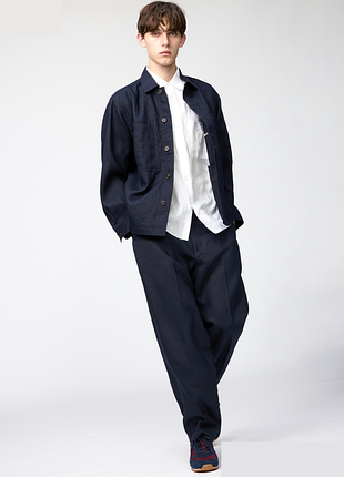 Штани лляні uniqlo (482933)