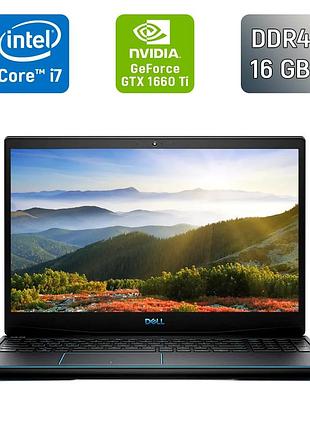 Игровой ноутбук dell g3 3500 / 15.6" (1920x1080) ips / intel core i7-10750h (6 (12) ядер по 2.6 - 5.0 ghz) / 16 gb ddr4 / 256 gb