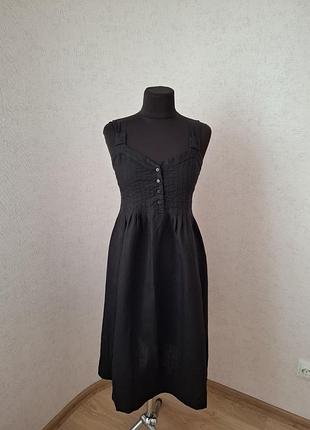 Красивый сарафан из льна weekend max mara