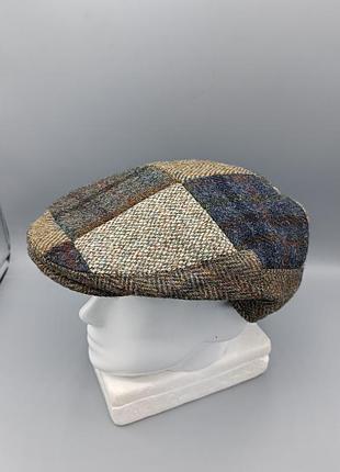 Кепка жиганка з лоскутків failsworth harris tweed