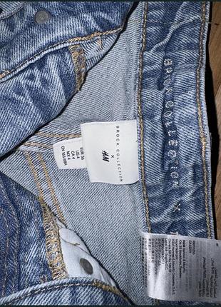 Шорти джинсові в чудовому стані, синій колір h&m 36