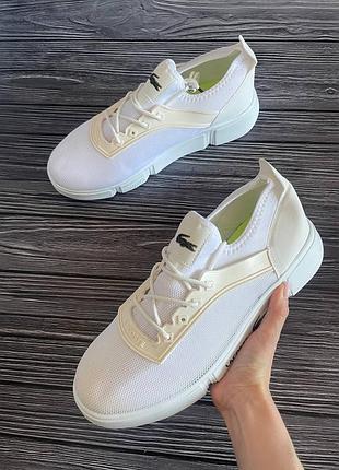 Кроссовки lacoste с нюансом