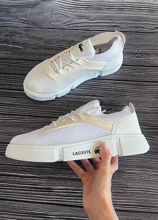 Кроссовки lacoste с нюансом
