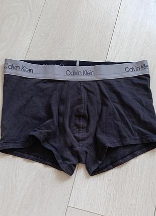 Чорні труси чоловічі базові боксерки котонові calvin klein m м 10 38 46