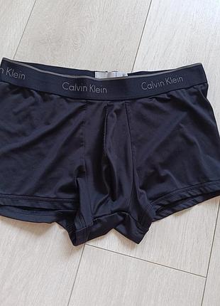 Чорні труси чоловічі базові боксерки calvin klein m м 10 38 46