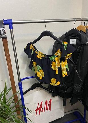 Блузка zara basic топ