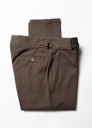 Larusmiani tailored trousers pants  brown [pmh017218]