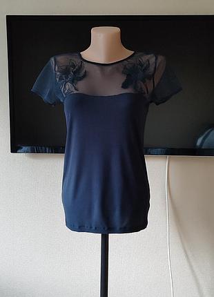 Ніжна синя футболка zimmerli of switzerland