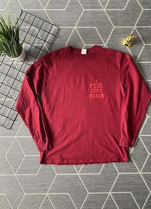 Лонгслів merch kanye west i feel like pablo