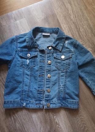 Куртка дитяча джинсова i love girlswear