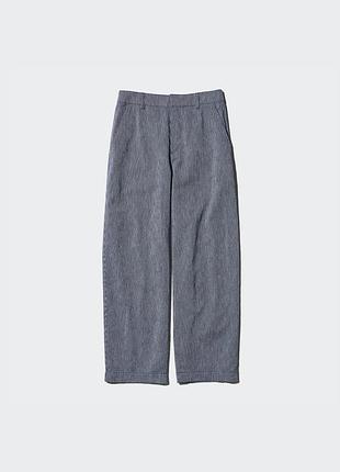 Брюки из смеси льна uniqlo (473686)