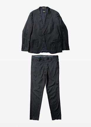 Hugo boss two piece slim fit suit woolen suit   [bmh017222]