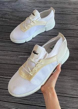Кроссовки lacoste с нюансом